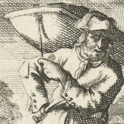 Le maçon (De Metselaar, Livre des métiers, 1694) - Luyken