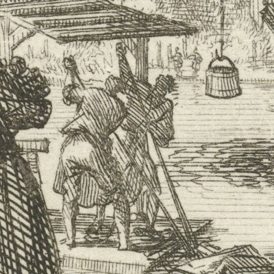 Le teinturier (De veruwer, Livre des métiers, 1694) - Luyken