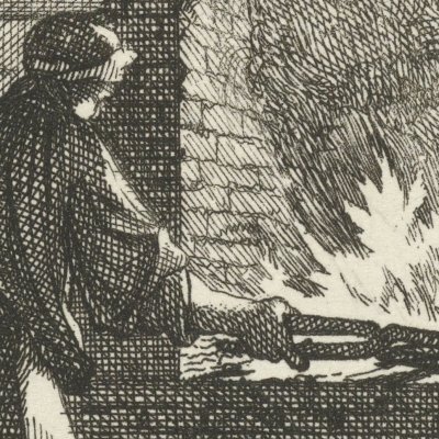 Le forgeron (De Smit, Livre des métiers, 1694) - Luyken