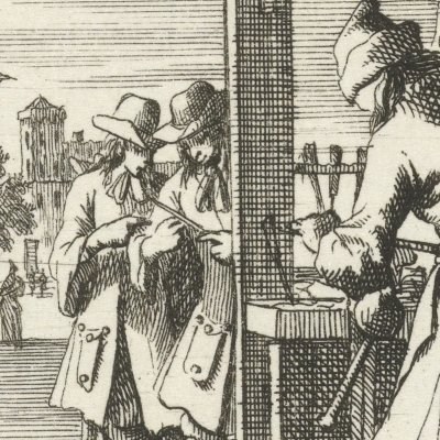 Le coutelier (De Messemaaker, Livre des métiers, 1694) - Luyken