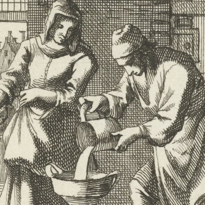 Huilier (De Olislaager, Livre des métiers, 1694) - Luyken