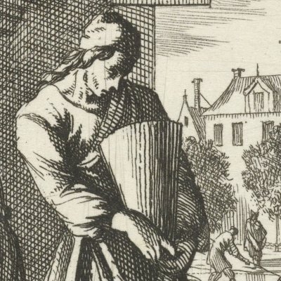 Le confiseur (De Suikerbacker, Livre des métiers, 1694) - Luyken