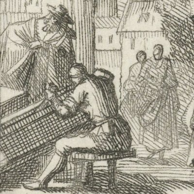 Le tailleur de pierre (De Steenhouwer, Livre des métiers, 1694) - Luyken