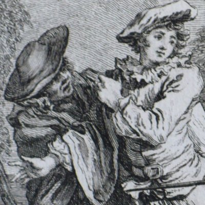 Les Fourberies de Scapin (Molière, VI, 1734) - Boucher