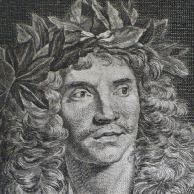 Portrait de Molière (Molière, I, 1773) - Moreau le Jeune d’après Mignard