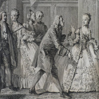 Les Femmes savantes (Molière, VI, 1773) - Moreau le Jeune