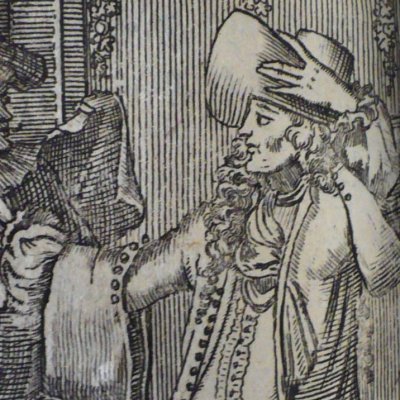 Les Fourberies de Scapin (Moliere trad. Castelli, III, 1740)- Daucher