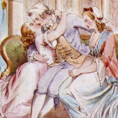 Nanette et sa sœur Marton (Mémoires de Casanova, fig. 2) - d’après Julius Nisle