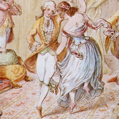 La danse de la Furlana (Mémoires de Casanova, fig. 12) - d’après Julius Nisle