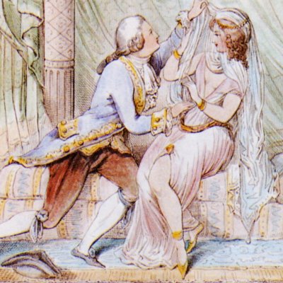 La femme de Jossouf (Mémoires de Casanova, fig. 14) - d’après Julius Nisle