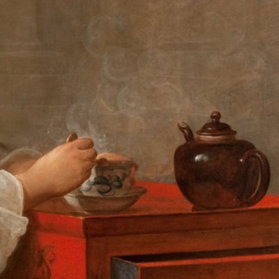 Dame qui prend du thé - Chardin