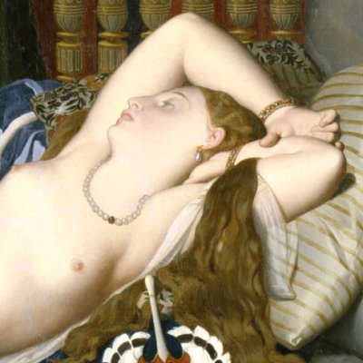 L’odalisque à l’esclave (version de Baltimore) - Ingres et Flandrin