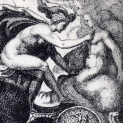 Ixion trompé par Junon - d’après Francesco Salviati