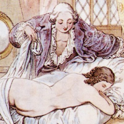 Christine nue (Mémoires de Casanova, fig. 18) - d’après Julius Nisle