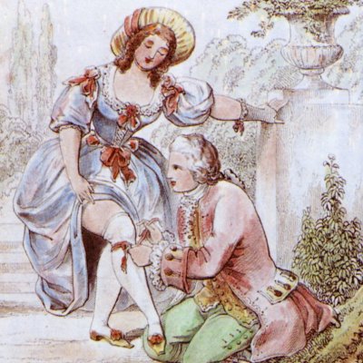 La jarretière de C.C. (Mémoires de Casanova, fig. 25) - d’après Julius Nisle