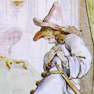 En Pierrot au casin  (Mémoires de Casanova, fig. 29) - d’après Julius Nisle