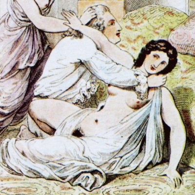 C.C. et M.M. au casin (Mémoires de Casanova, fig. 30) - d’après Julius Nisle