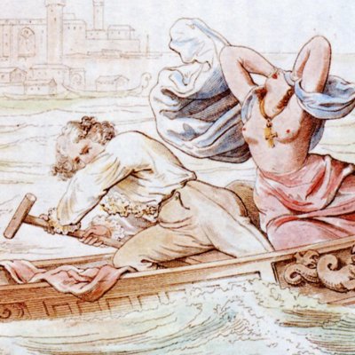 L’orage (Mémoires de Casanova, fig. 32) - d’après Julius Nisle