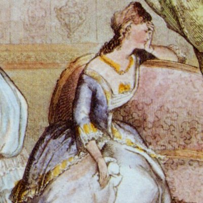 The concierge's daughters (Casanova Memoirs, fig. 40) - after Julius Nisle