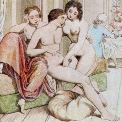 Mlle Bassi (Mémoires de Casanova, fig. 46) - d’après Julius Nisle