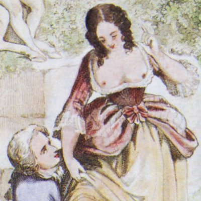 Hélène et sa nièce (Mémoires de Casanova, fig. 47) - d’après Julius Nisle
