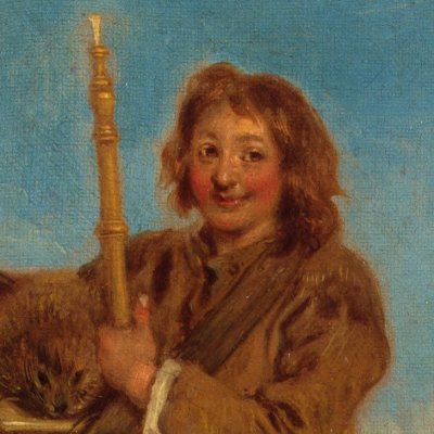 The marmot, also known as Le petit Savoyard - Watteau