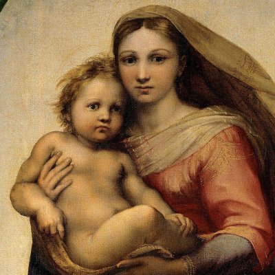 La madone Sixtine, dite aussi Madone de saint Sixte - Raphaël