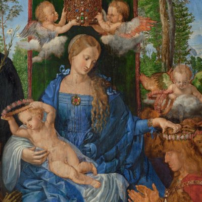 Vierge de la fête du rosaire - Dürer