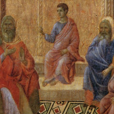 Jésus parmi les docteurs (Maestà de Sienne) - Duccio