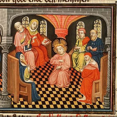 Jésus parmi les docteurs (ms 78D38 II)