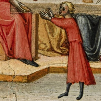 Un fils assassiné par le diable et rendu à son père (Miracles de saint Nicolas du Bari) - Bicci di Lorenzo
