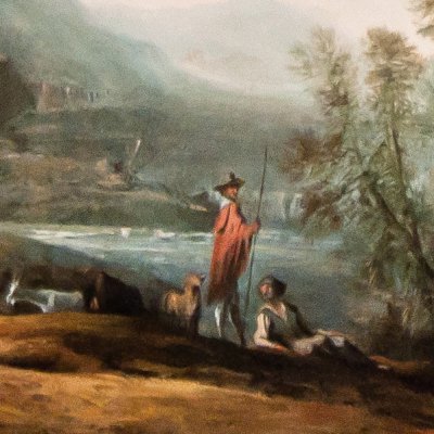 Paysage avec le temple de la Sibylle - Mauperché