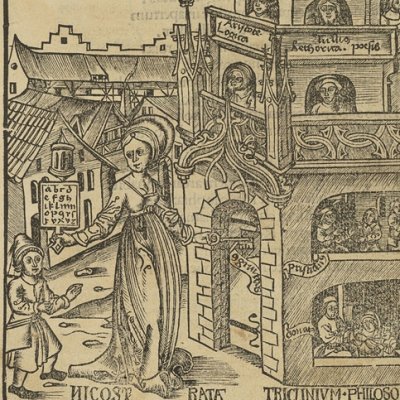 Typus Grammatice (Gregor Reisch, Margarita philosophica nova, Strasbourg, 1508)