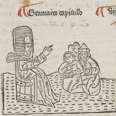 Grammaire (Myrrour of the Worlde, Westminster, William Caxton, 1481)