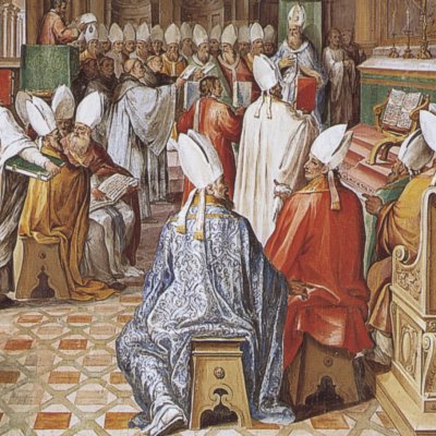 Le concile de Constantinople II - Giovanni Guerra, Cesare Nebbia et atelier