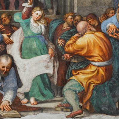 Dispute de sainte Catherine contre les 50 philosophes païens - Le Pordenone