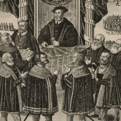 Charles Quint recevant la Confession d’Augsbourg le 25 juin 1530 - Johann Dürr