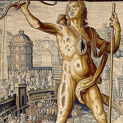 Entrée de la reine dans le port de Rhodes (Histoire d’Artémise) - d’après Antoine Caron