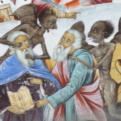 Le concile de Chalcédoine (Rila, Église de la Nativité) - D. Zograf