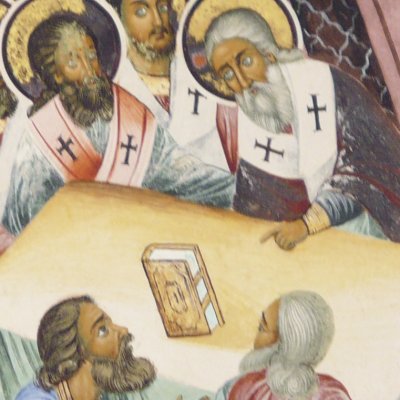 Le 3e concile de Constantinople (Rila, Église de la Nativité) - D. Zograf