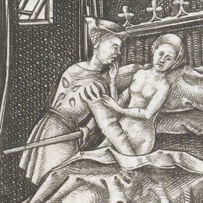 Viol et suicide de Lucrèce - Israhel van Meckenem