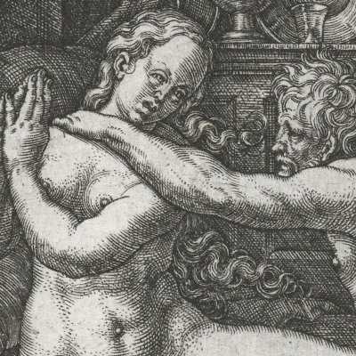 Le viol de Lucrèce (version de 1553) - Heinrich Aldegrever