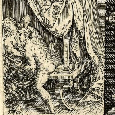 Lucretia Romana - J. H. Müller d’après Cornelis Ketel