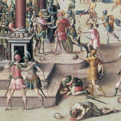 Les massacres du Triumvirat (version de Beauvais) - Antoine Caron (?)