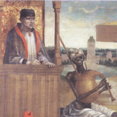 Danse macabre de Tallinn (partie gauche avec le récitant) - Bernt Notke