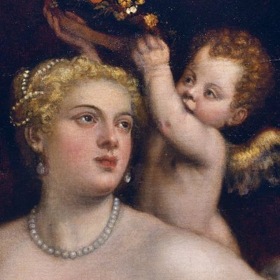 Vénus et Cupidon avec un joueur de luth - Titien