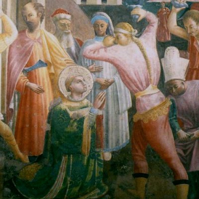Lapidation de saint Étienne - Paolo Uccello