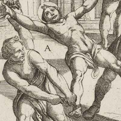 Écartèlement (Tratt. de gli instr. di martirio, 1591) - G. Guerra