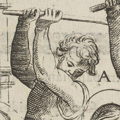 Liés et battus (Tratt. de gli instr. di martirio, 1591) - G. Guerra