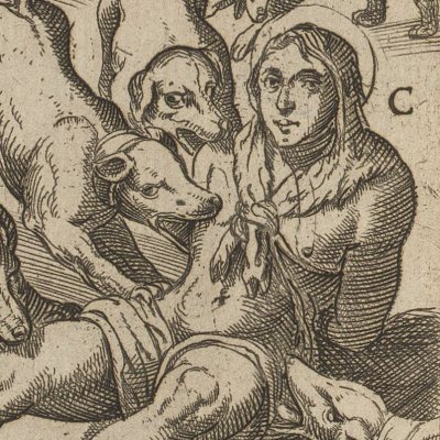Dans l’arène (Tratt. de gli instr. di martirio, 1591) - G. Guerra
